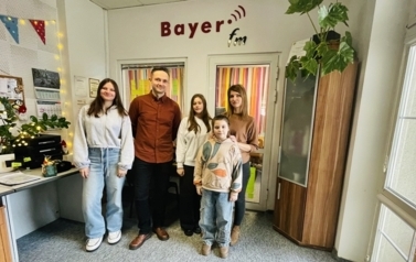 Styczniowa audycja "Szkoła na antenie" w Bayer FM 1