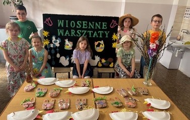 Wiosenne warsztaty w świetlicy 1