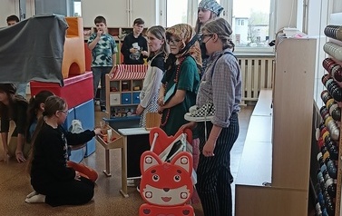 "Bazyliszek" w wykonaniu klasy IV 16