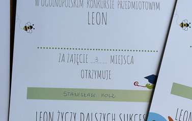 Og&oacute;lnopolski Konkurs Przedmiotowy Leon - sesja wiosenna 6
