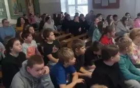 Spotkanie z policjantem - bezpieczne ferie 5