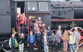 Klasa 4 wyrusza w kolejową przygodę!  1