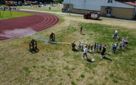 Zdjęcia z drona - posesja szkoły