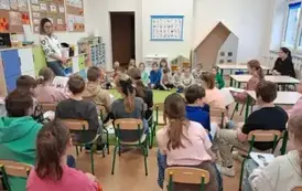 Wizyta klasy 4 u Przedszkolak&oacute;w &ndash; &bdquo;Cukierku, ty łobuzie!&rdquo;   3