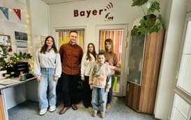 Styczniowa audycja "Szkoła na antenie" w Bayer FM 1