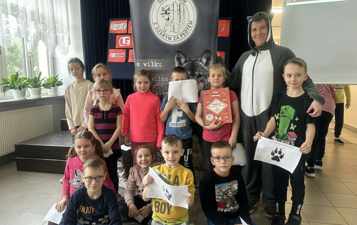 Zdjęcie do "Z szarym za płotem" - spotkanie edukacyjne 