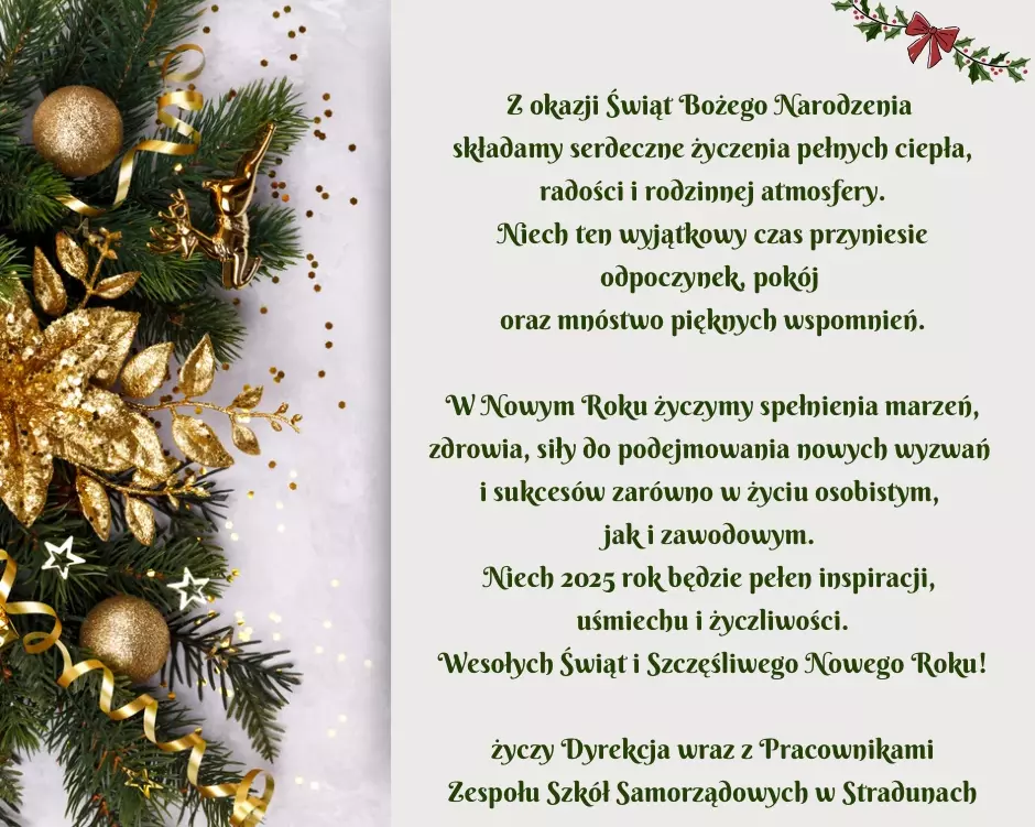 Zdjęcie do Świąteczne życzenia