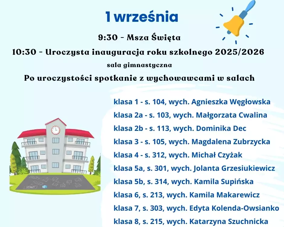Zdjęcie do Rozpoczęcie roku szkolnego 2025/2026