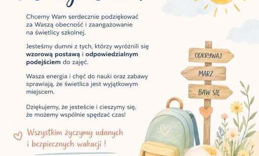 Zdjęcie do Świetlica na medal 